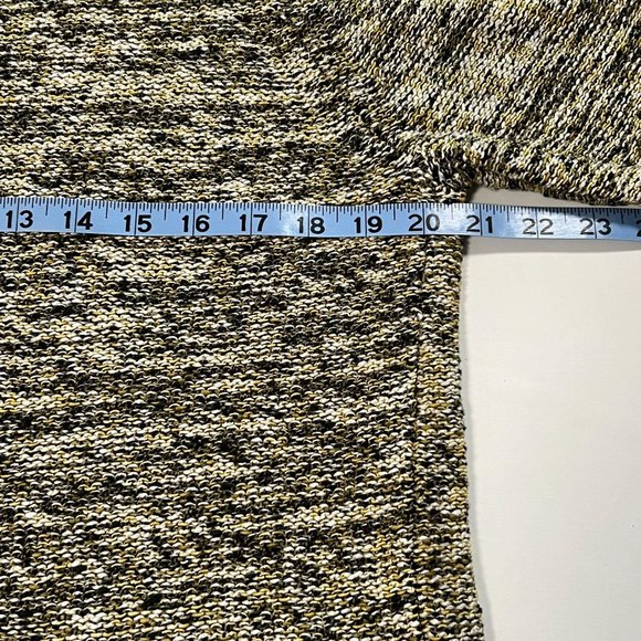 Evan Picone Petites Size PXL Open Cardigan Sweater Blazer Yellow Black - Picture 9 of 11